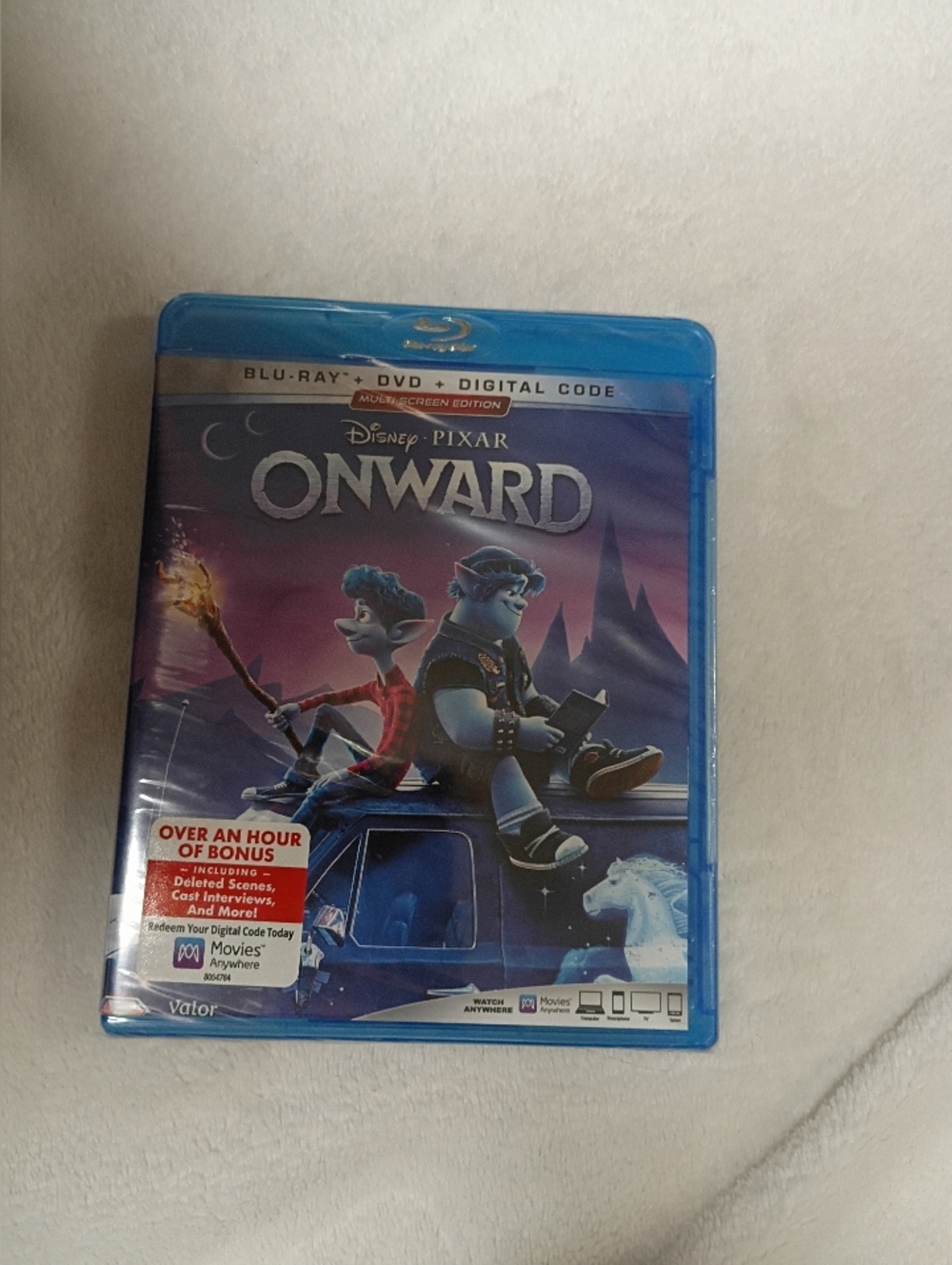Unopened Onward Disney Blu Ray DVD